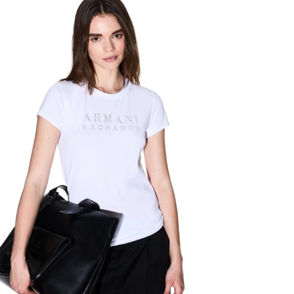 T-Shirt Armani Exchange in cotone stretch