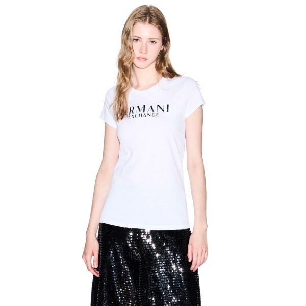 T-Shirt Armani Exchange in cotone stretch
