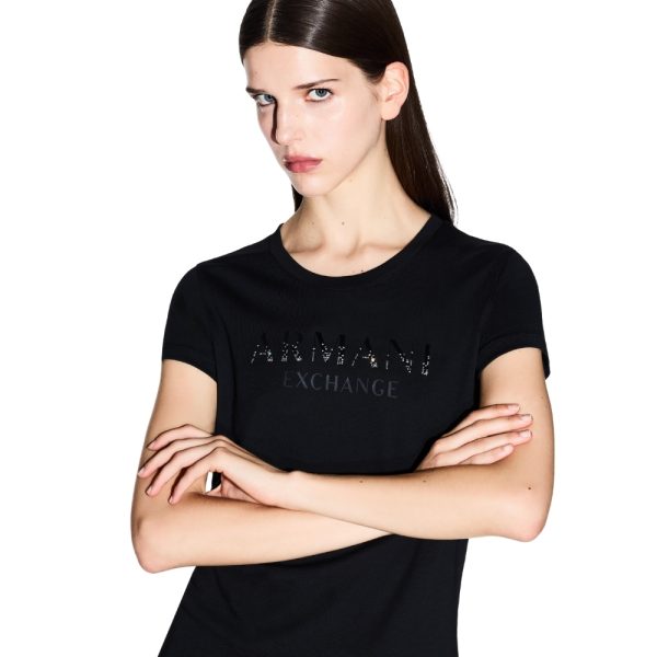 T-Shirt Armani Exchange in cotone stretch