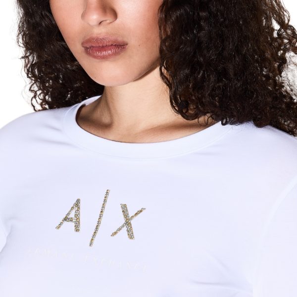 T-Shirt Armani Exchange a maniche lunghe con logo