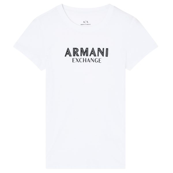 T-Shirt Armani Exchange con logo lettering