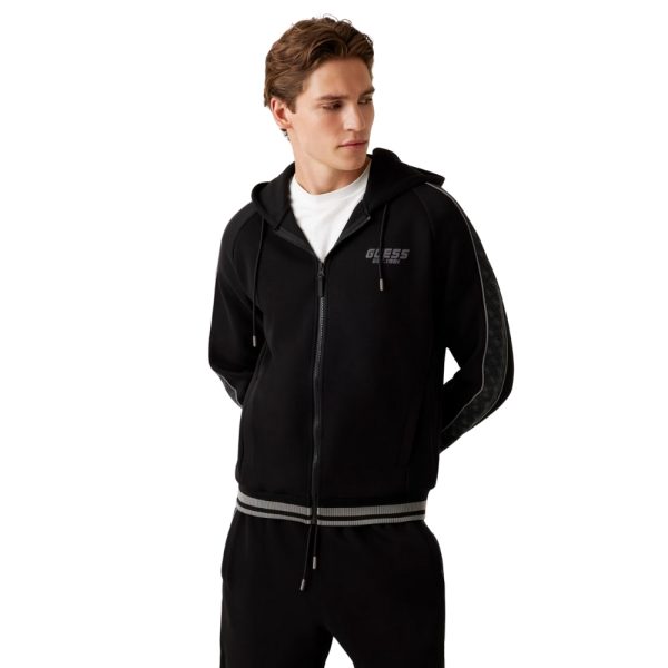 Felpa Guess con zip e cappuccio