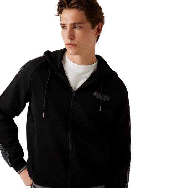Felpa Guess con zip e cappuccio
