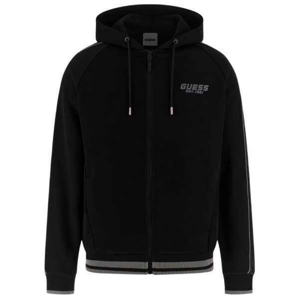 Felpa Guess con zip e cappuccio