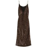 SEQUINS STRIPES BROWN